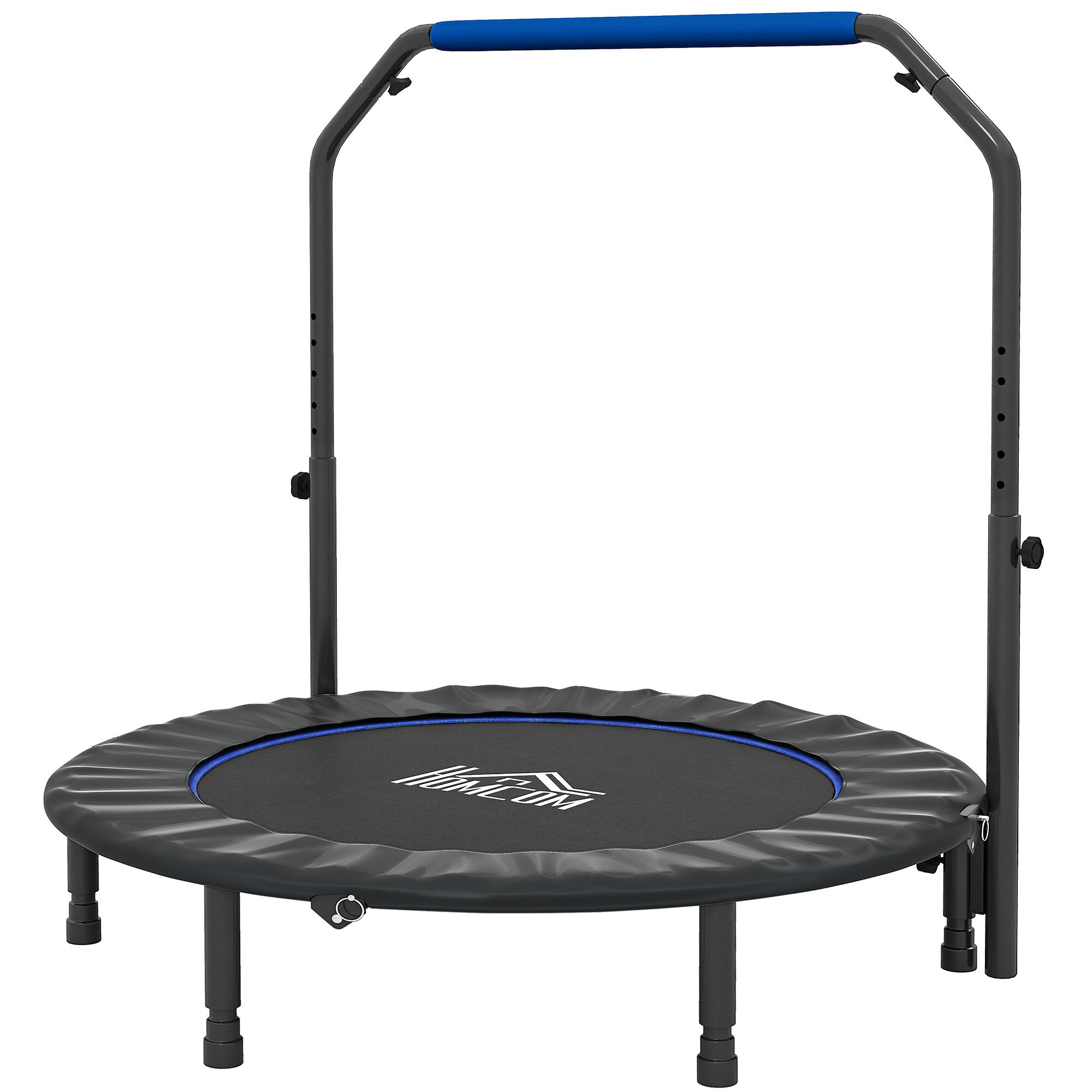 Trampolim fitness ø122x99-123 cm azul homcom