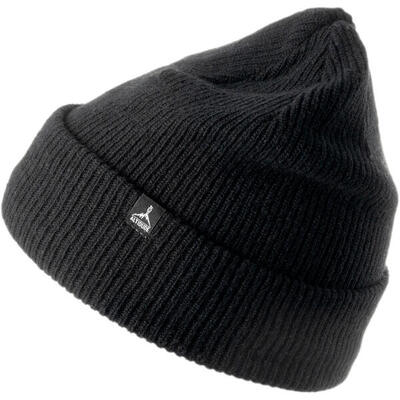 Wintermuts hermit rip grof gebreide unisex beanie muts merinowol