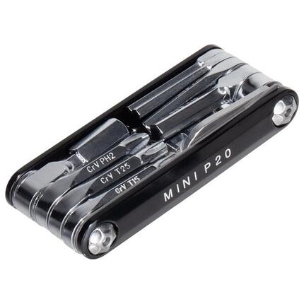 Multi-Outils Topeak Mini P20 Noir (20 Fonctions)