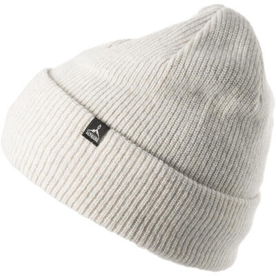 Wintermuts hermit rip grof gebreide unisex beanie muts merinowol