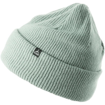 Wintermuts hermit rip grof gebreide unisex beanie muts merinowol