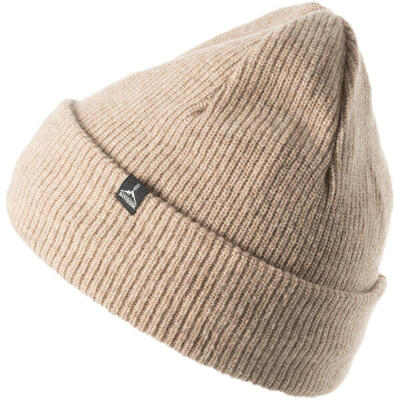 Wintermuts hermit rip grof gebreide unisex beanie muts merinowol