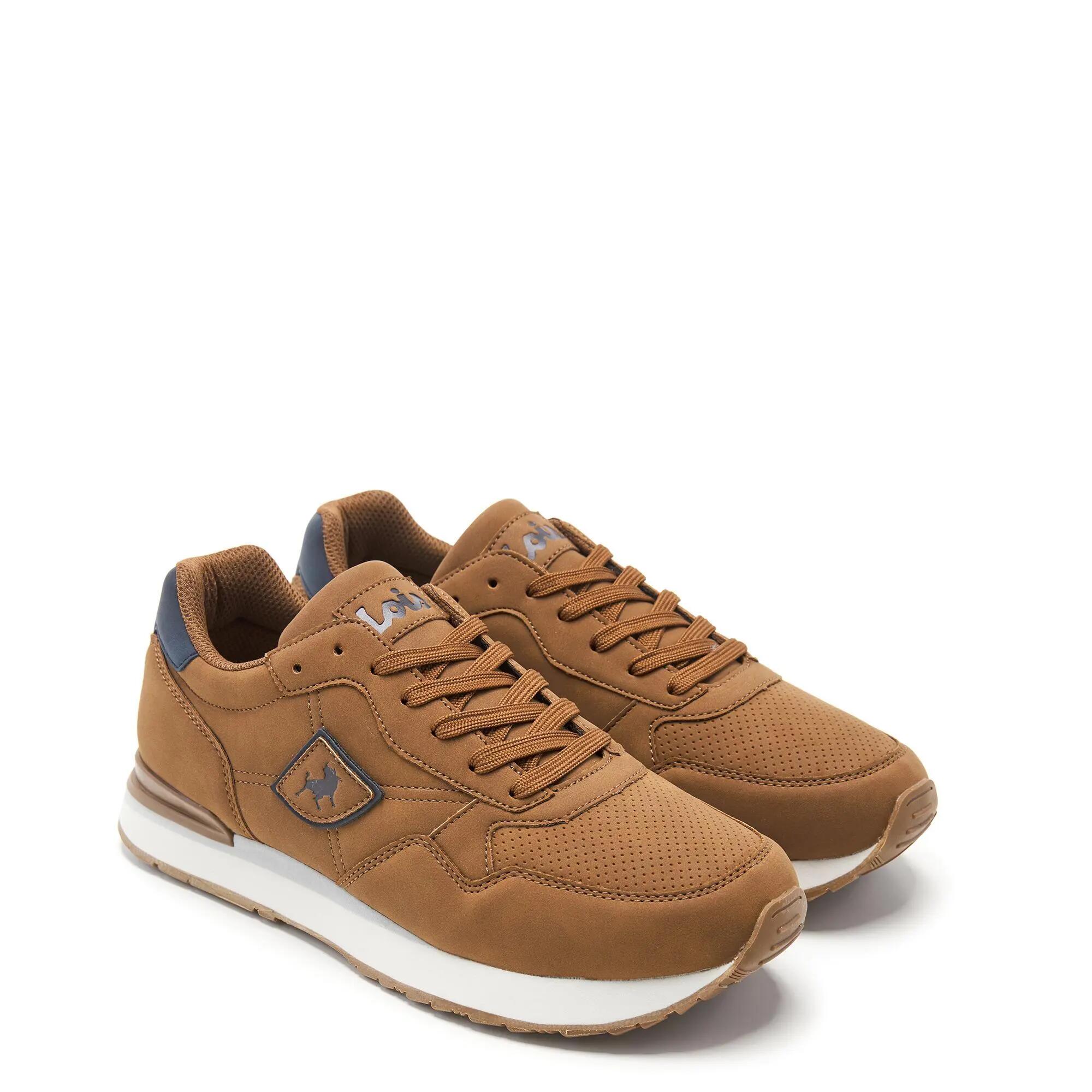 Zapatillas Lois Hombre 64400  Marrones con Cordones 2/5