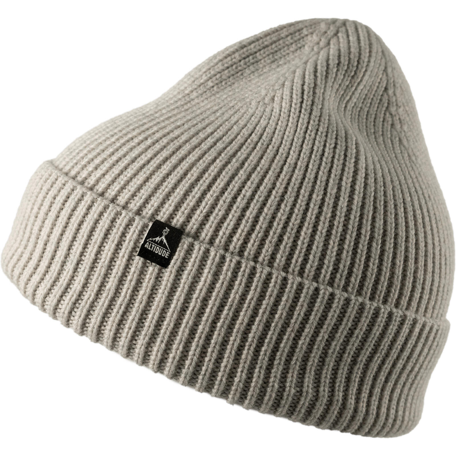 ALTIDUDE Winter Mütze Solid Ripp Strickmütze Unisex Beanie 100% Merino Wolle
