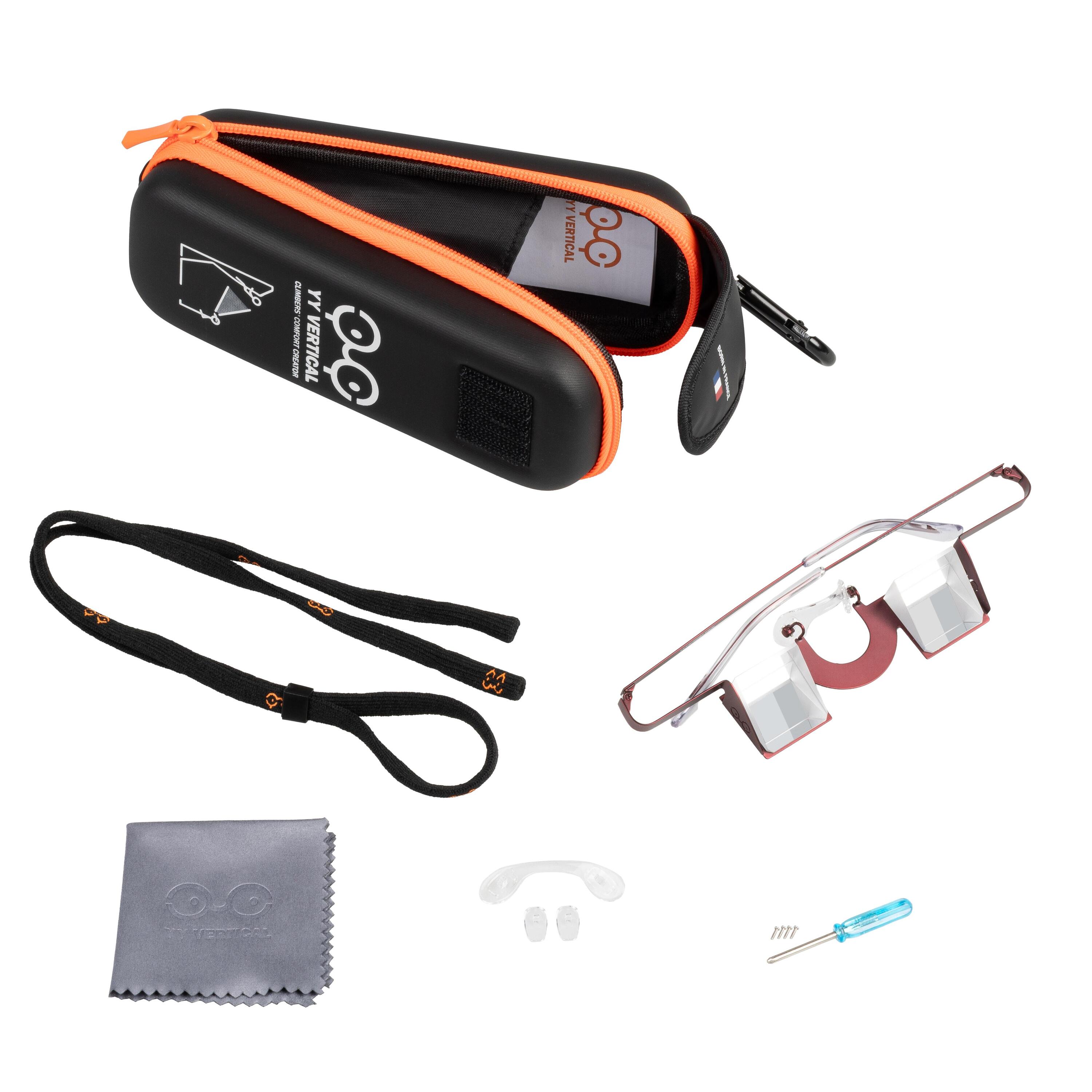 Lunettes d’assurage – Confort cervical pour les grimpeurs – Classic Red 2/7