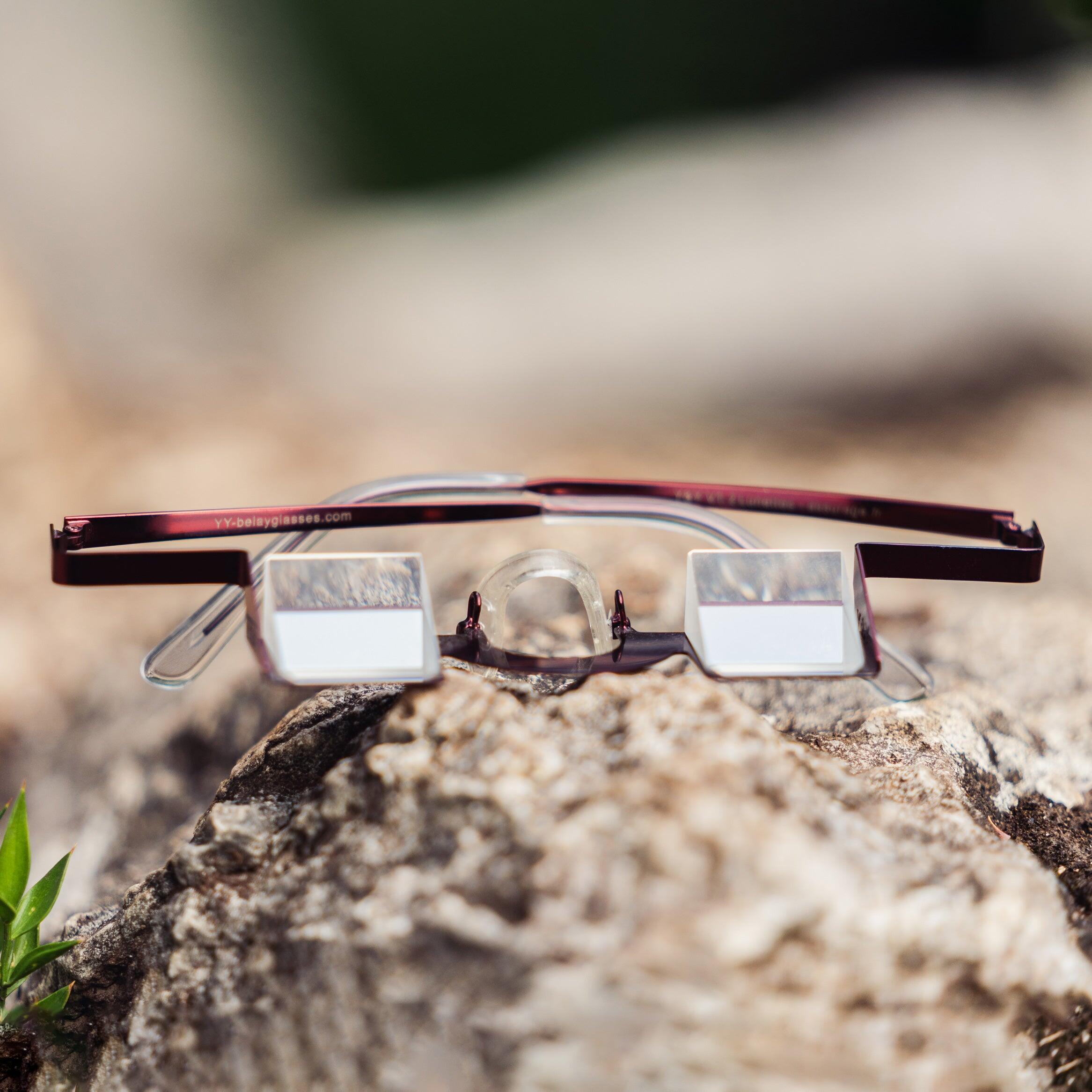 Lunettes d’assurage – Confort cervical pour les grimpeurs – Classic Red 5/7