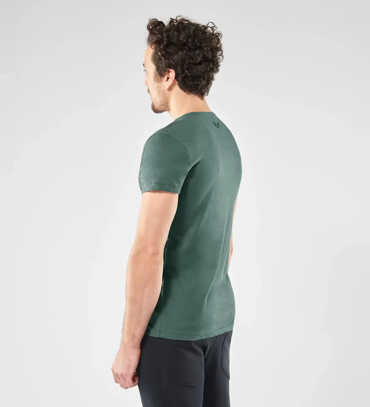 T-shirt Namaste - Col en V à la hanche, doux et confortable - Vert 3/3