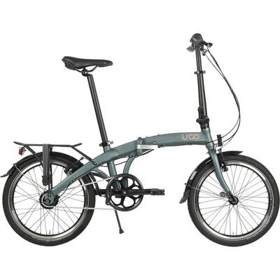 Bicicletta pieghevole UGO Premium Dare I7 - 7 marce - verde pino