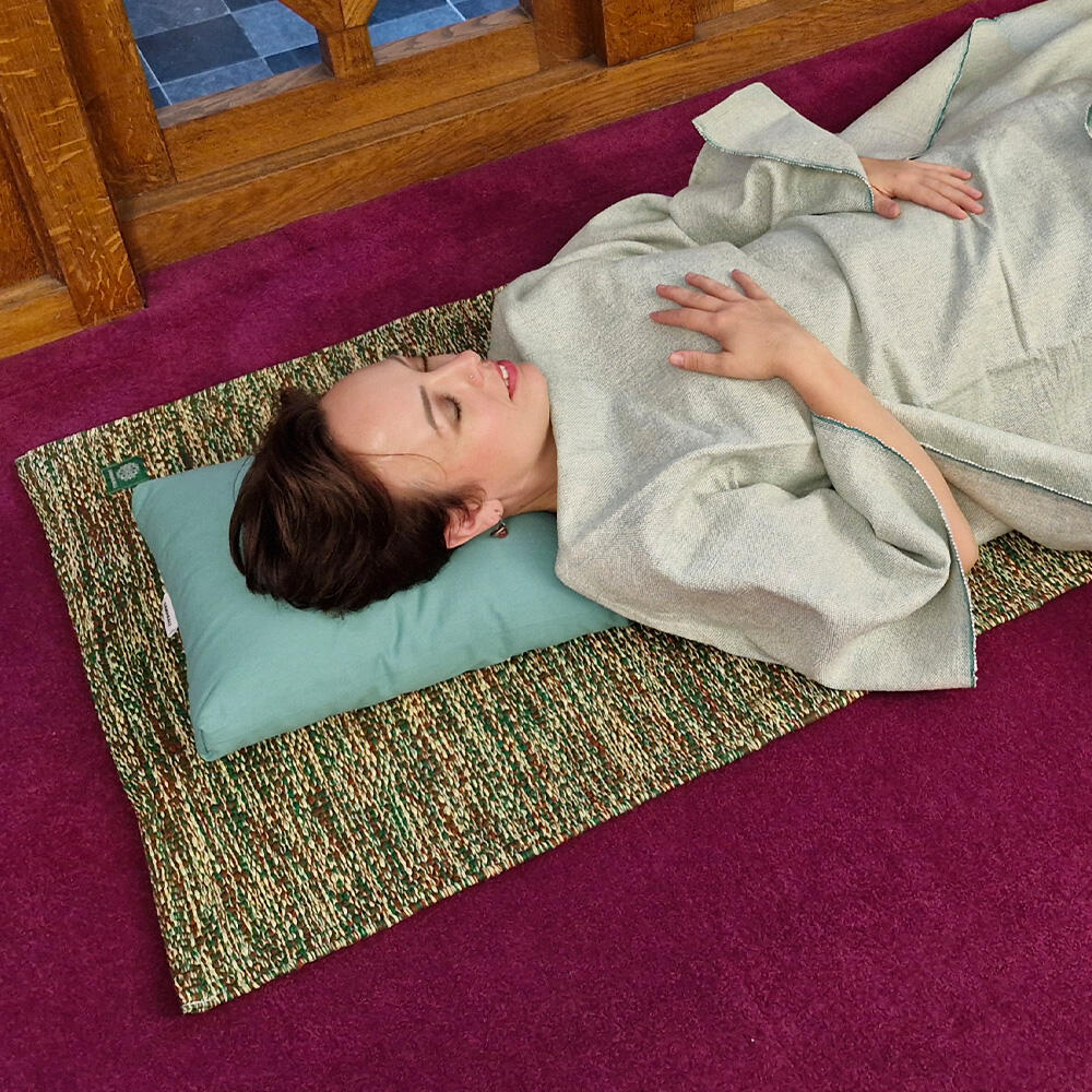Tapis de Yoga en Coton Bio Tissé – 193 x 66 cm 5/7