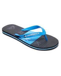 Tongs MOLOKAI WORD BLOCK Bleu Garçon