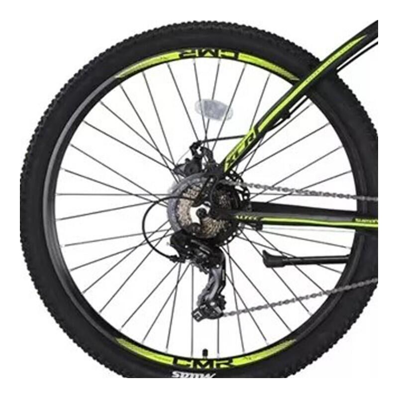 Bicicleta MTB UMIT 29" CAMARO ALM. T18 Preta-Verde 3/3