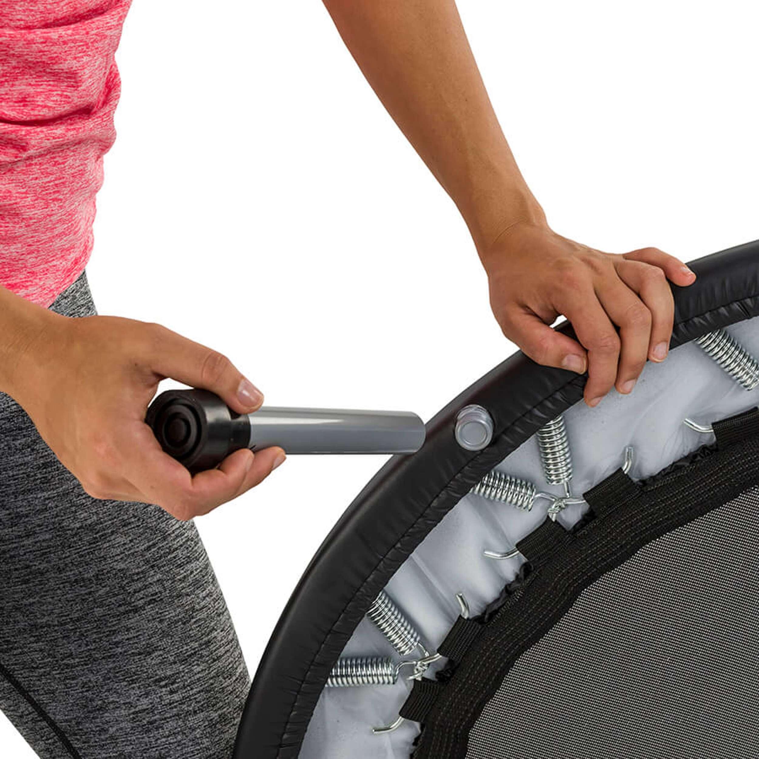 Trampoline de fitness - Pour l'intérieur - Bord de sécurité inclus - Ø95 cm 7/7