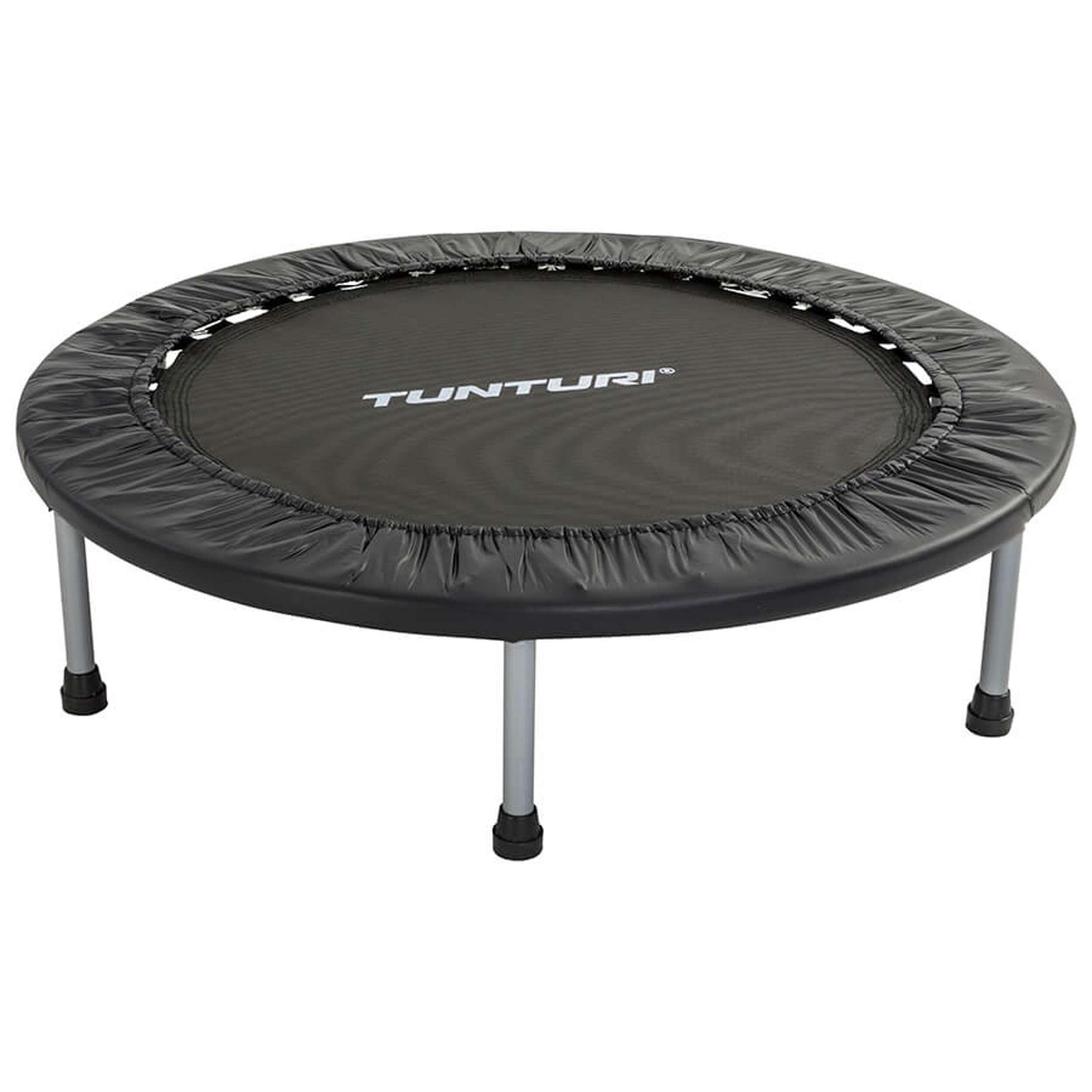 Trampoline de fitness - Pour l'intérieur - Bord de sécurité inclus - Ø95 cm 6/7