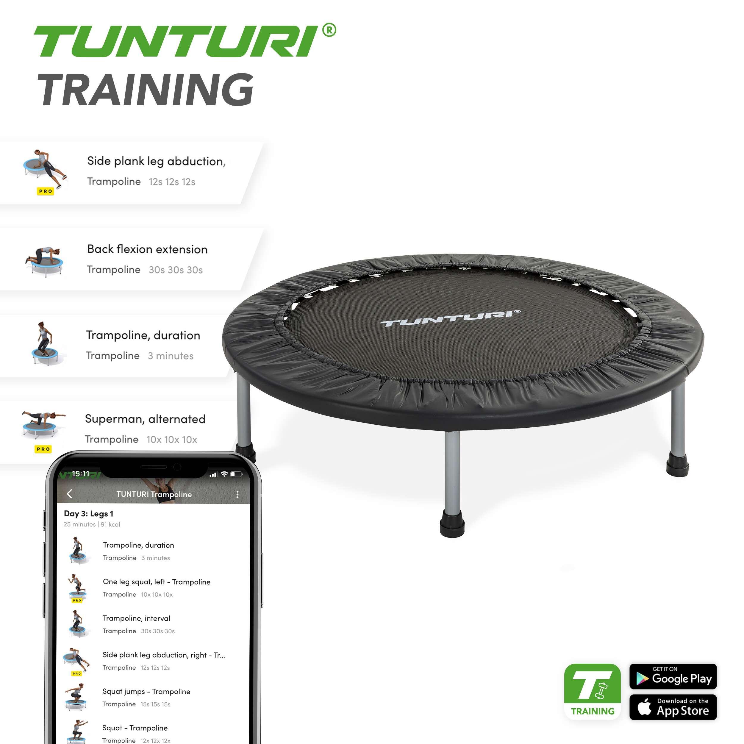 Trampolina Tunturi Funhop 125 cm 4/7