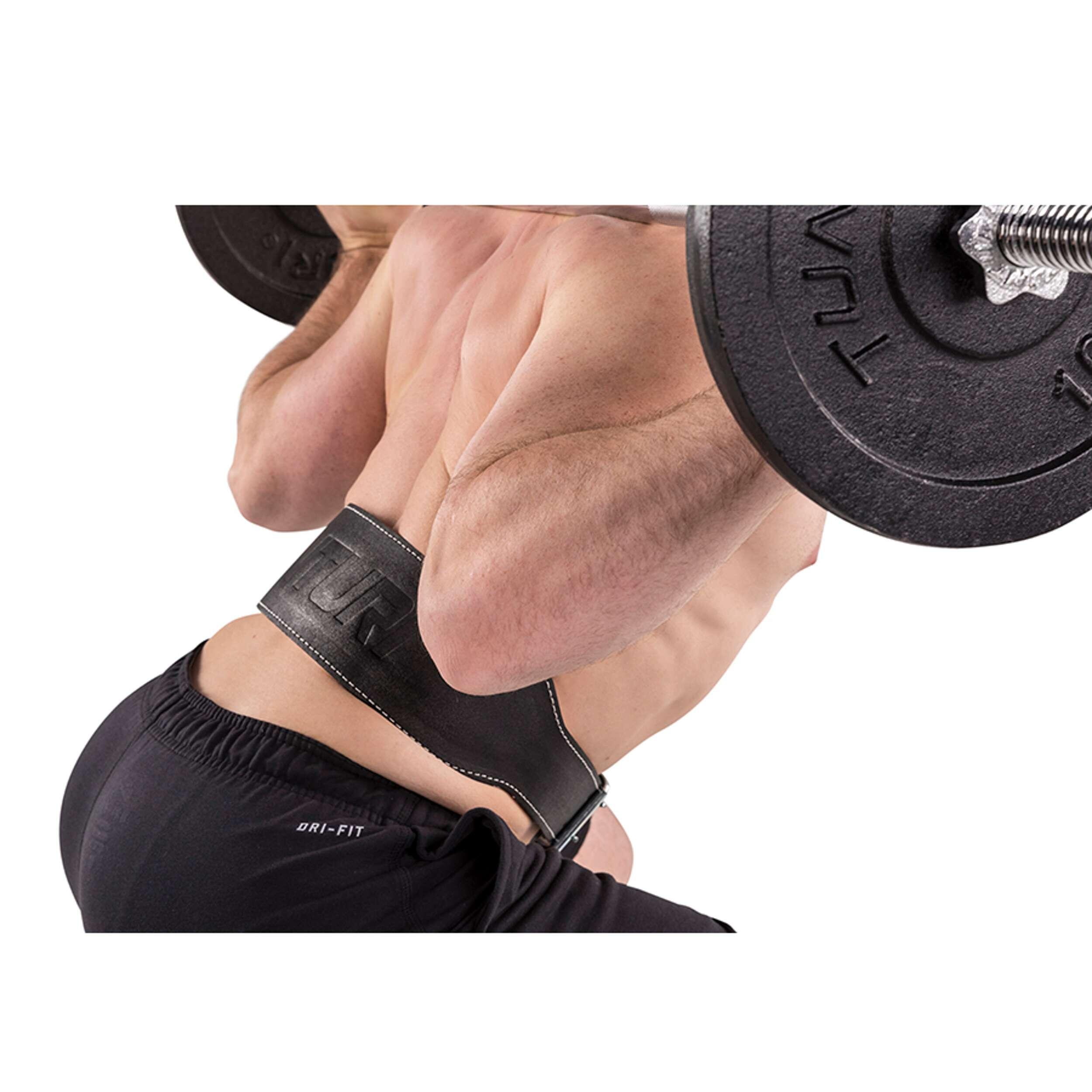 Ceinture lombaire haltérophilie musculation 90cm noire 2/4