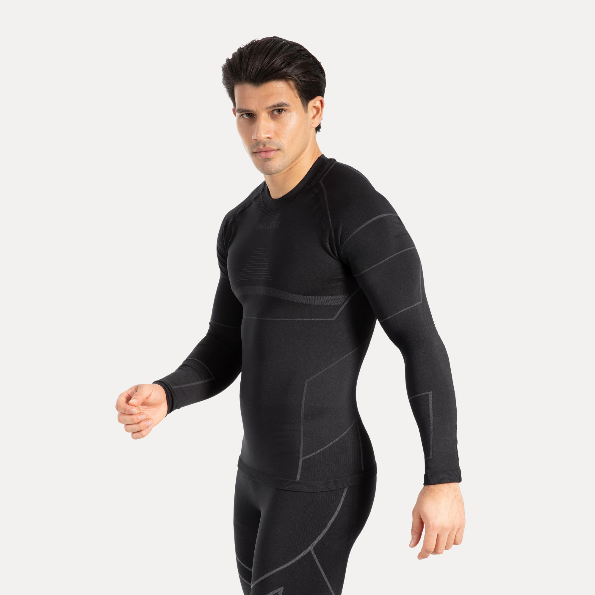 Herren Longsleeve Tarian Schwarz 2/5