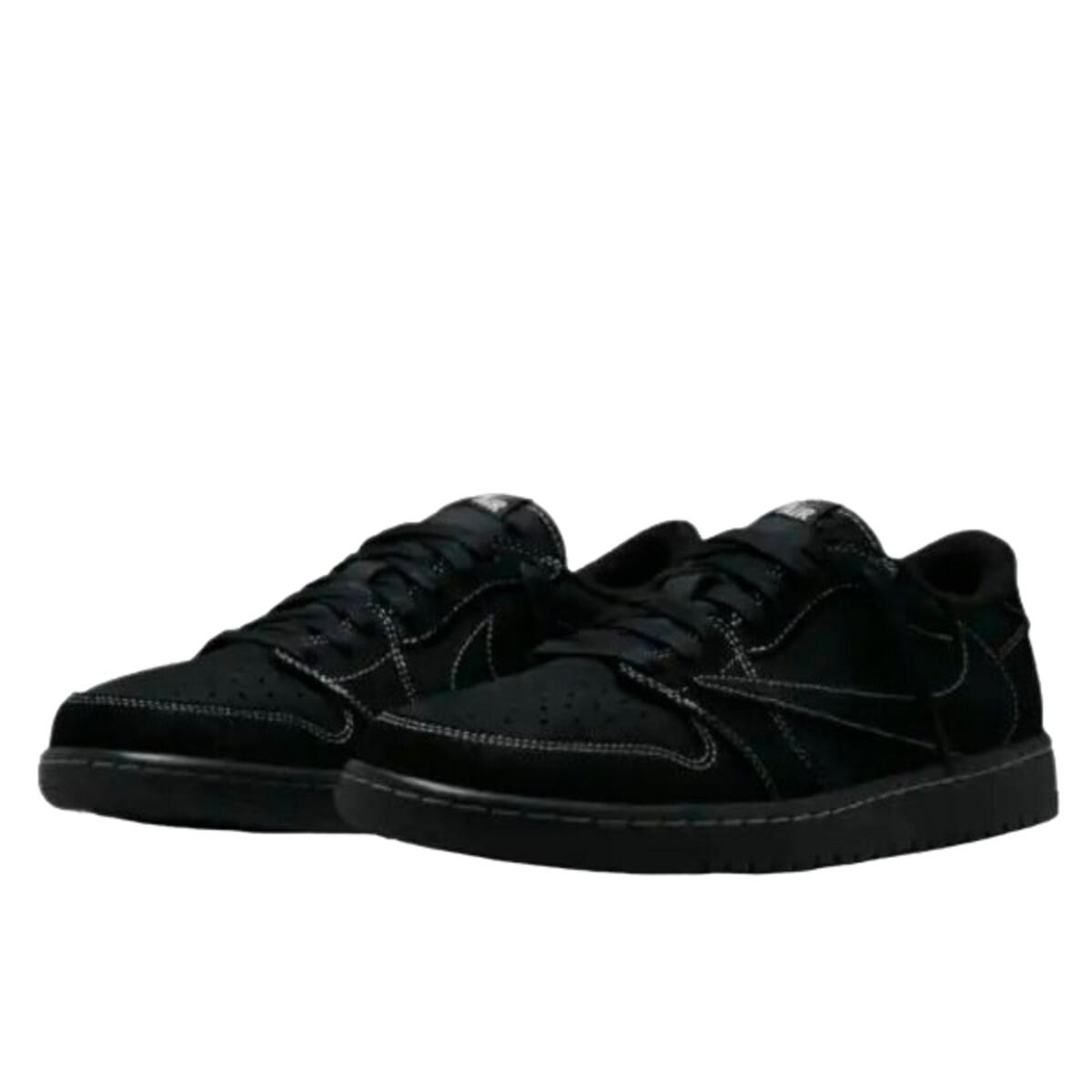 Tenis  1 Retro Low OG SP Travis Scott Black Phantom 2/3