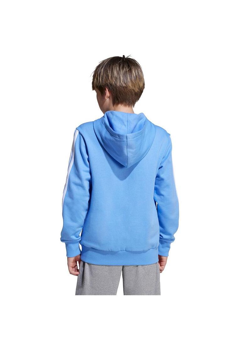 Sudaderas jerseys polares para Niño Adidas Essentials  Azul 3/5