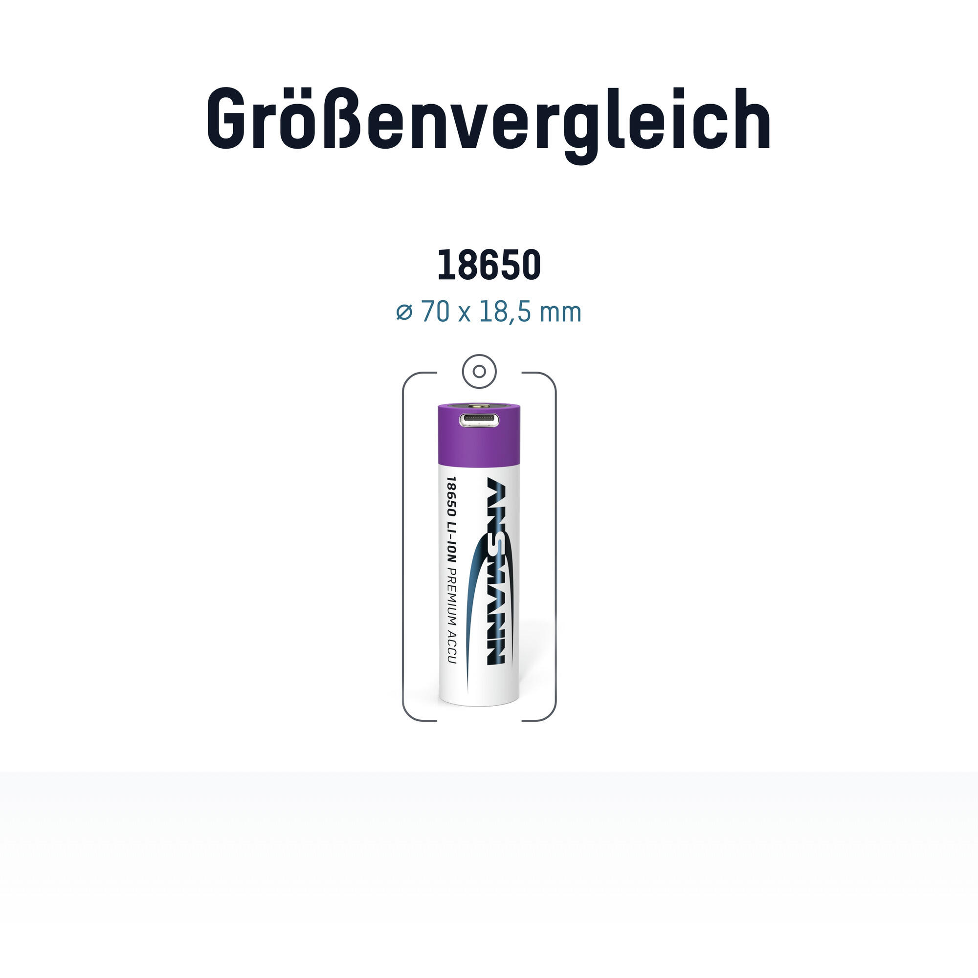 18650 Akku 3400 mAh 2/7