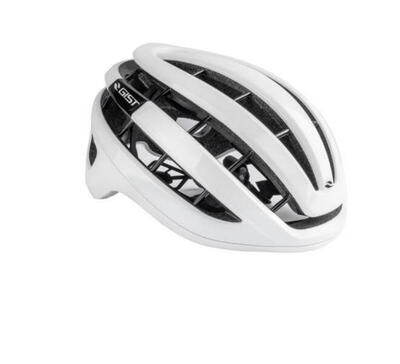 Casco da ciclismo su strada RAPIDO bianco opaco