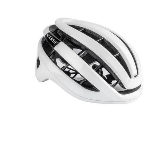 Casco da ciclismo su strada RAPIDO bianco opaco