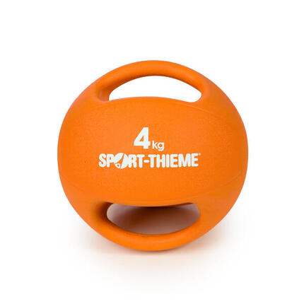 Medizinball Dual Grip 3 kg, Gelb Gymnastik Unisex Gelb
