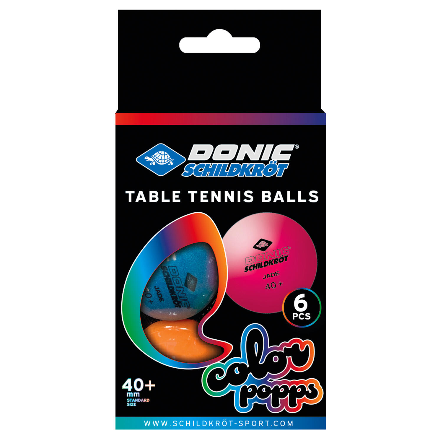 Pallina da ping pong colorata Donic 3/7