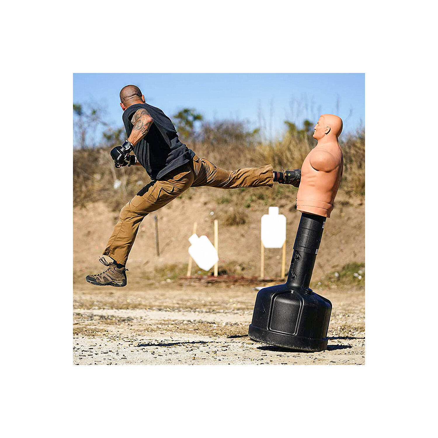Sac de frappe sur pied Fitness Arts martiaux Unisexe BOB Boxdummy 2/6
