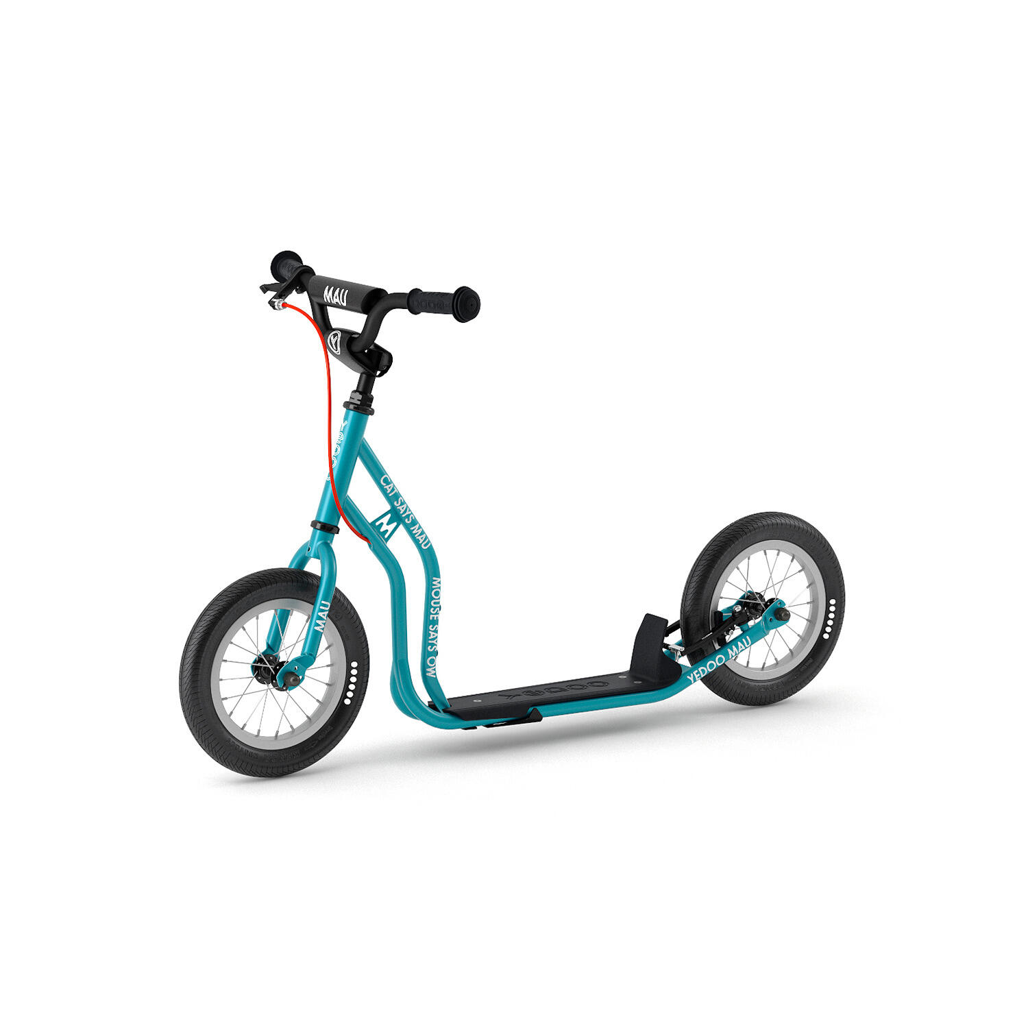 YEDOO Scooter mit Lufträder  Mau  Tealblue