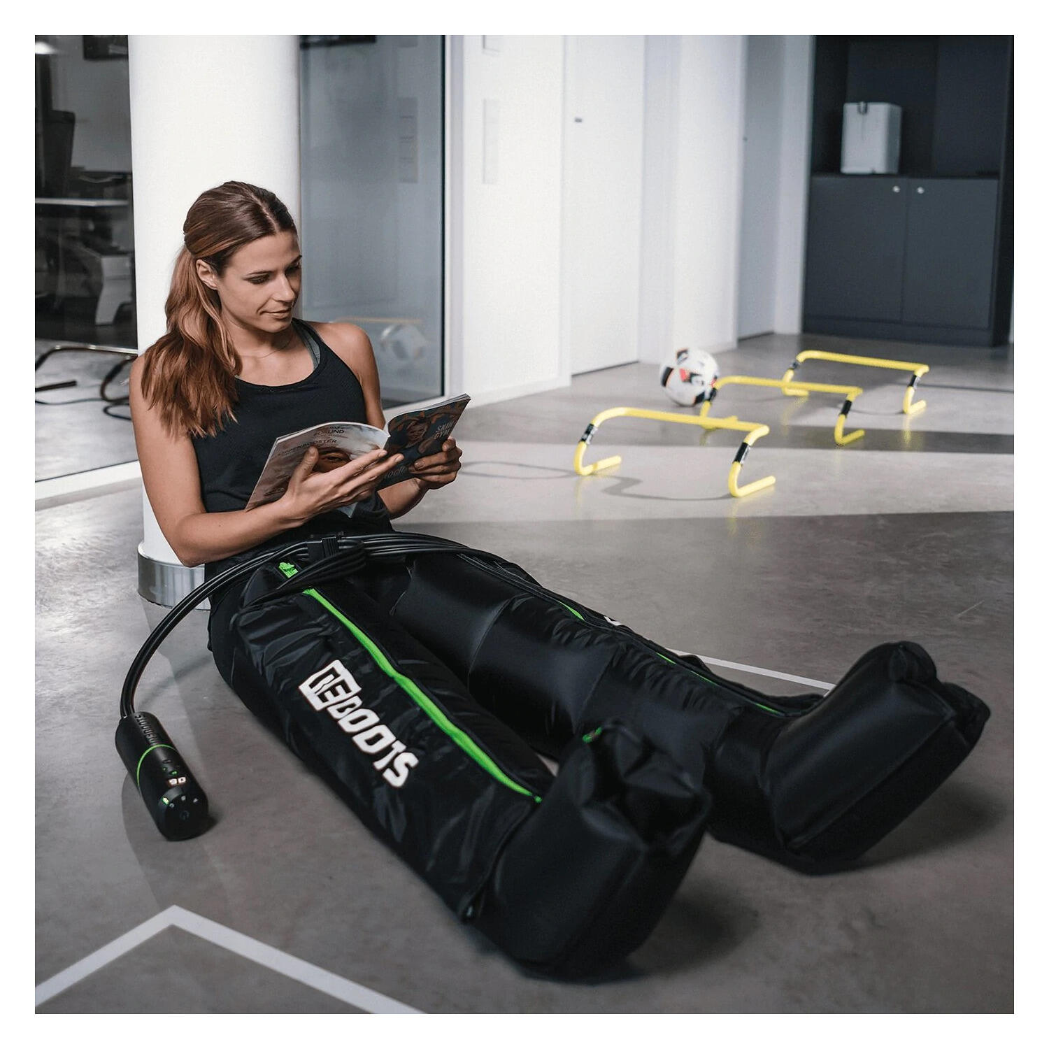 Reboots GO Lite – Bottes pressothérapie Bluetooth – 4 chambres 5/7