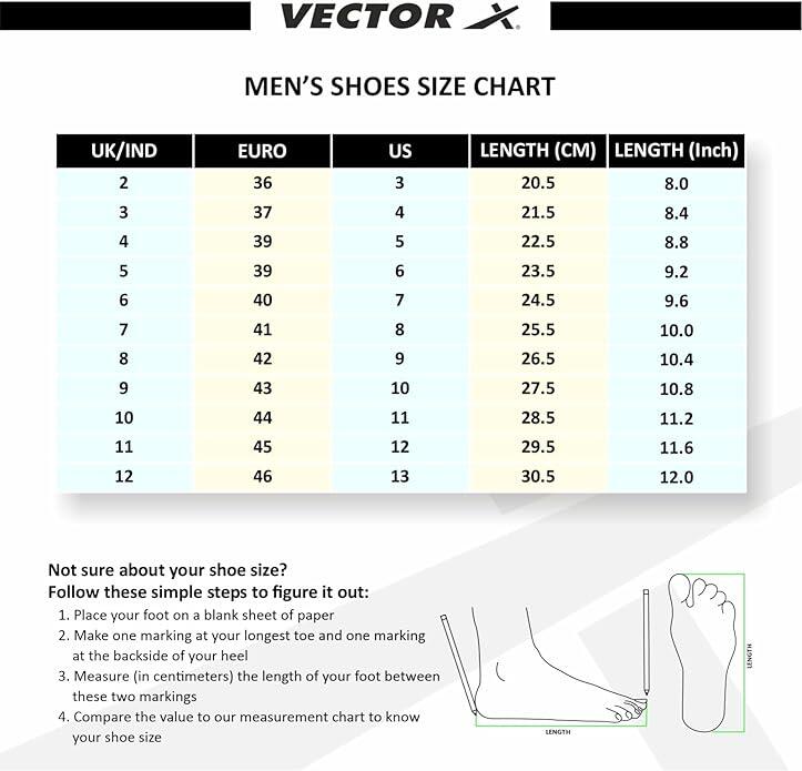 Vector X CKT-100 Cricket Shoes, Scarpe da Escursionismo Uomo, Bianco, 41 EU