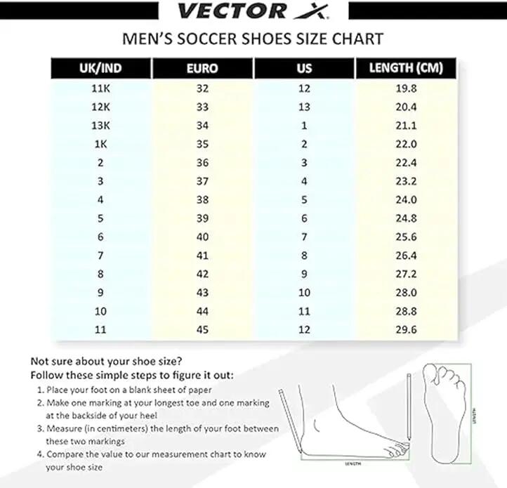 Vector X Blaze-2.0 Fußballschuhe Schwarz/Gold – Größe 4 UK / 38 EU 5/6