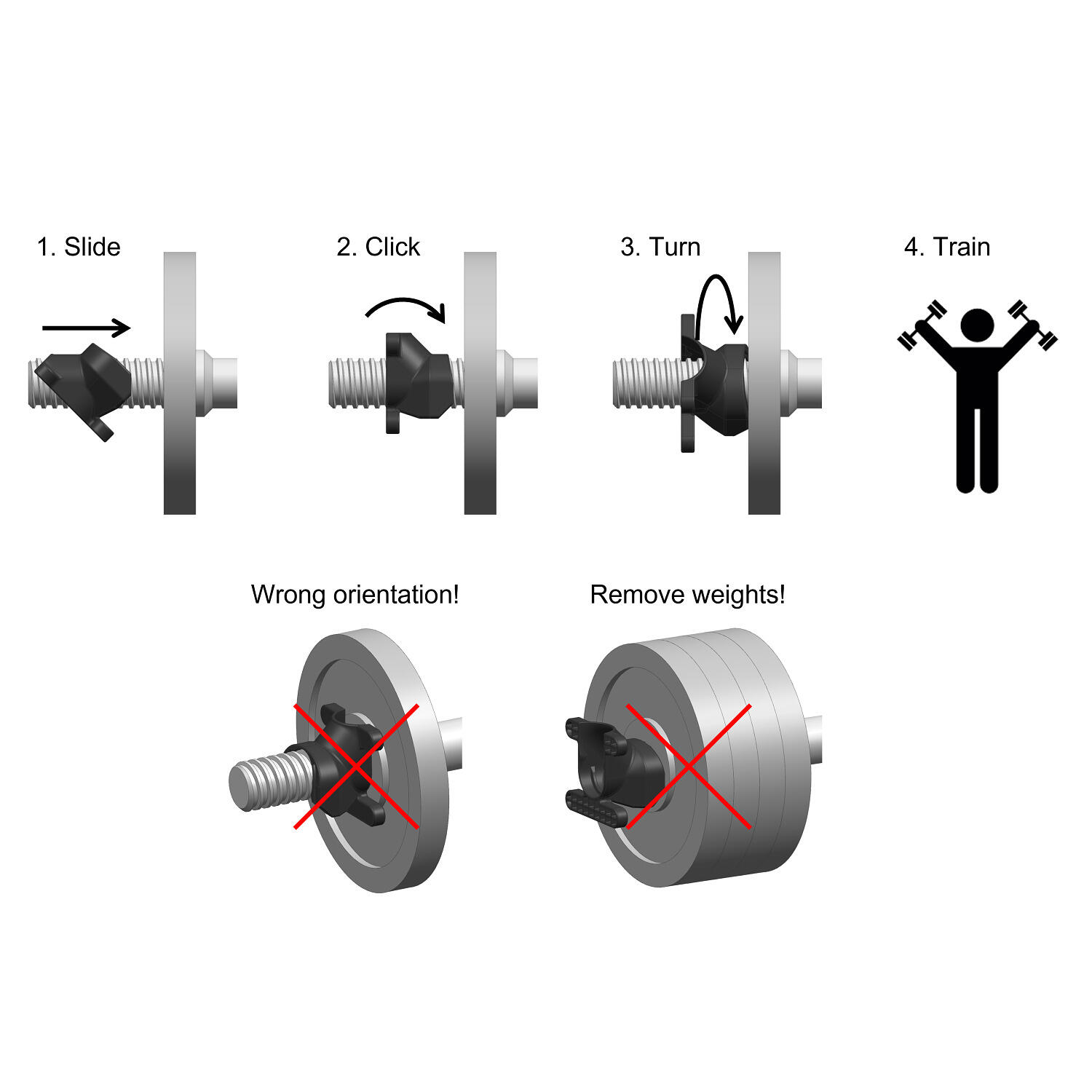 Easy Click Stop-disques 6/6