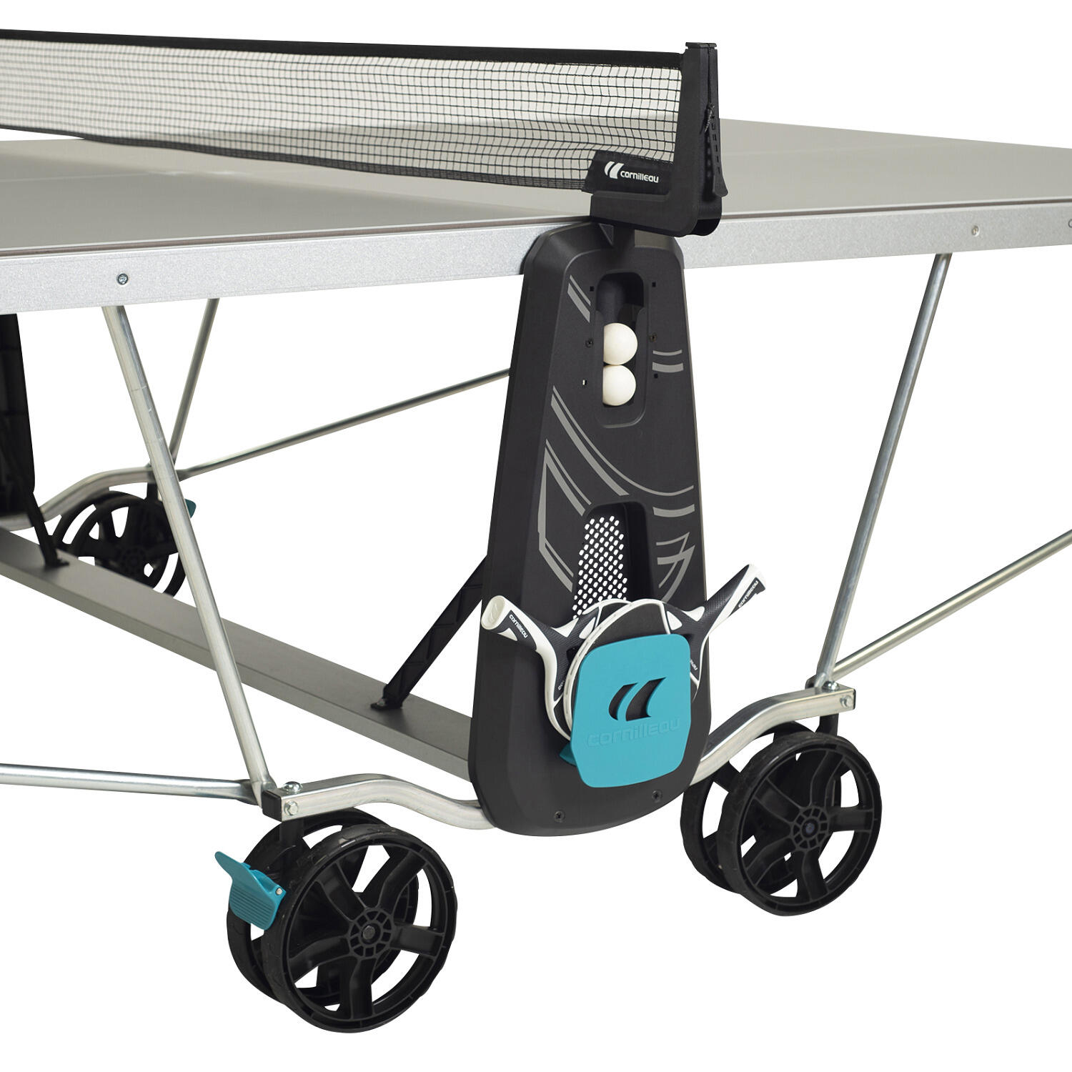 Table de tennis de table Cornilleau 400X bleu extérieur 5/7