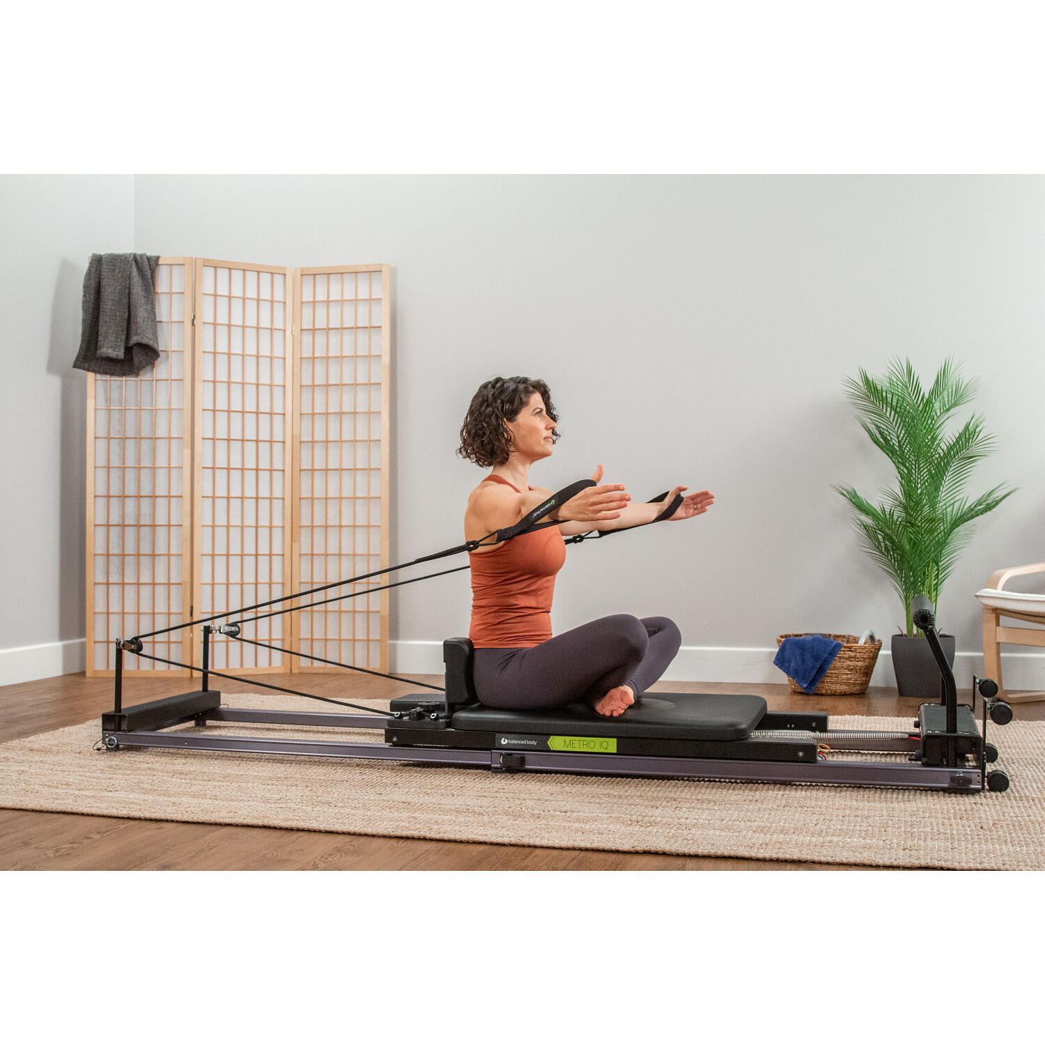 Pilates-Reformer Metro IQ Library (vertikale Lagerung) Pilates Unisex 4/6
