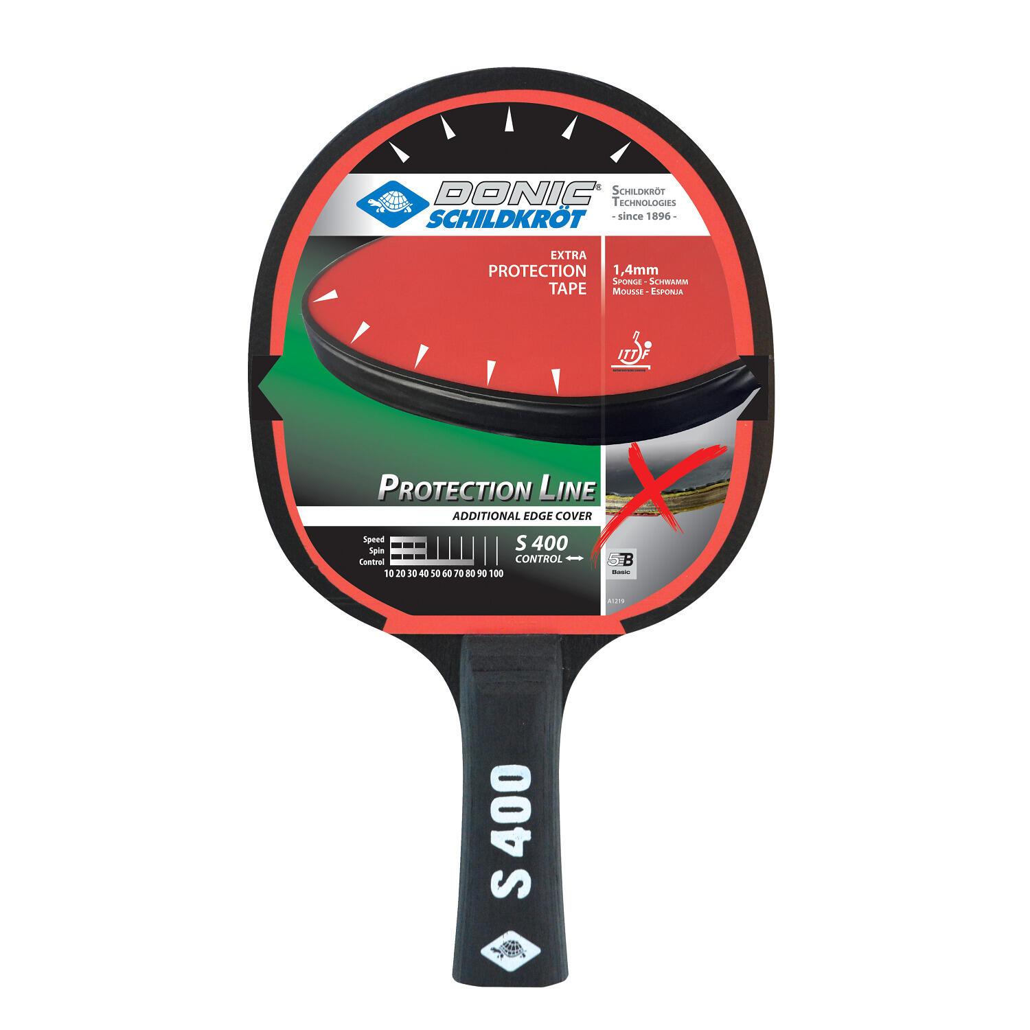 Pálka na stolní tenis DONIC Protection Line S400 2/5