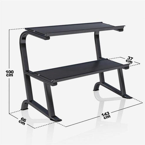 PACK HALTÈRE HEXAGONAL PRO 237KG + RACK DE RANGEMENT | PREMIUM | MUSCULATION 2/7