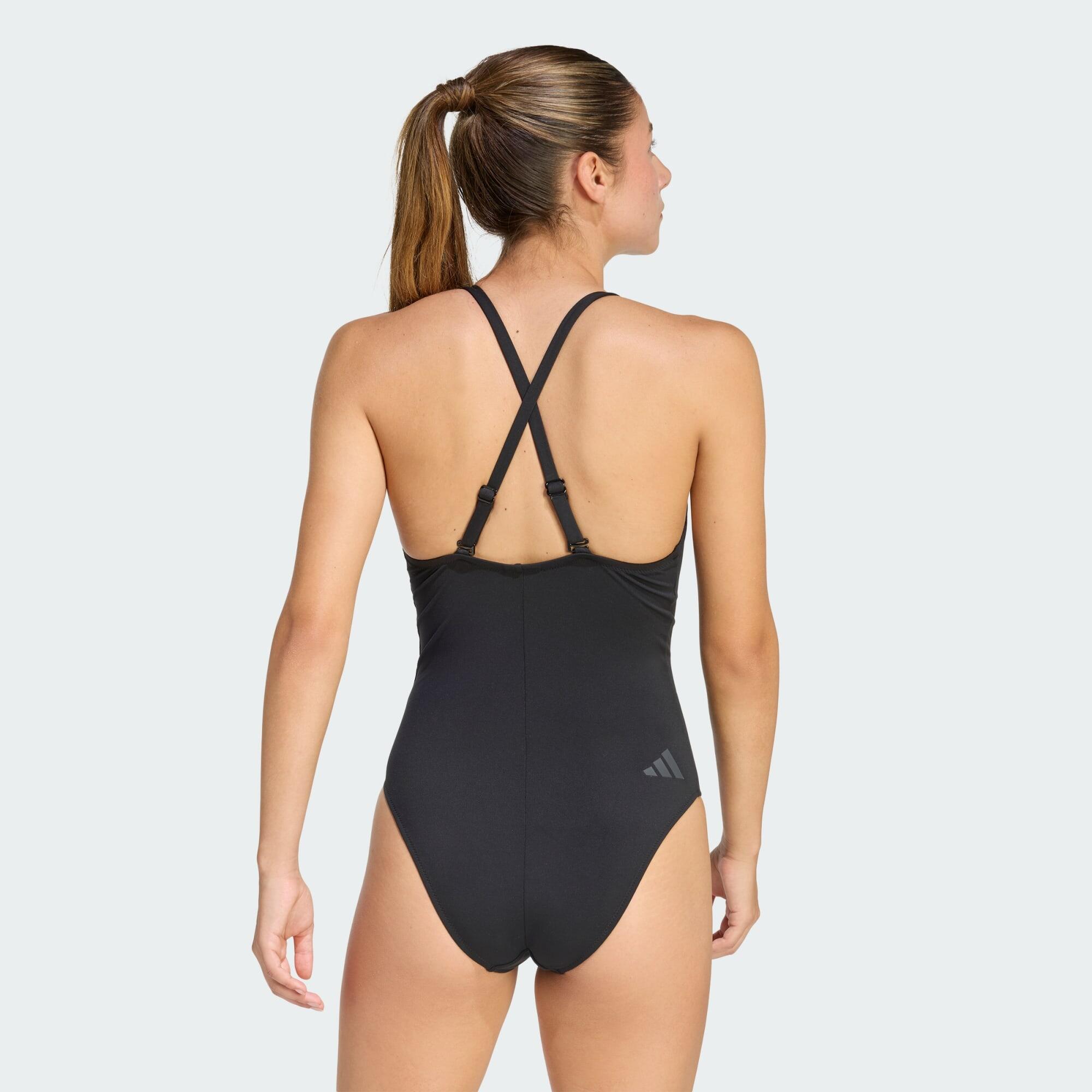 Maillot de bain bretelles fines matelassé côtelé Iconisea 3/6