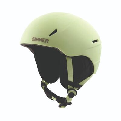 Sinner crest ski- en snowboardhelm, helder geel, unisex