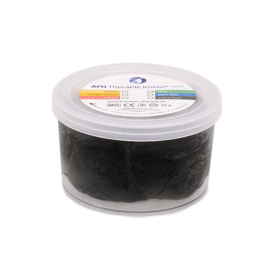 Pâte à modeler thérapeutique Lumière Noir, extra ferme 8,5x8,5x4 cm, 85 g