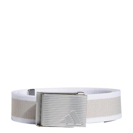 Ceinture tissée rayée réversible