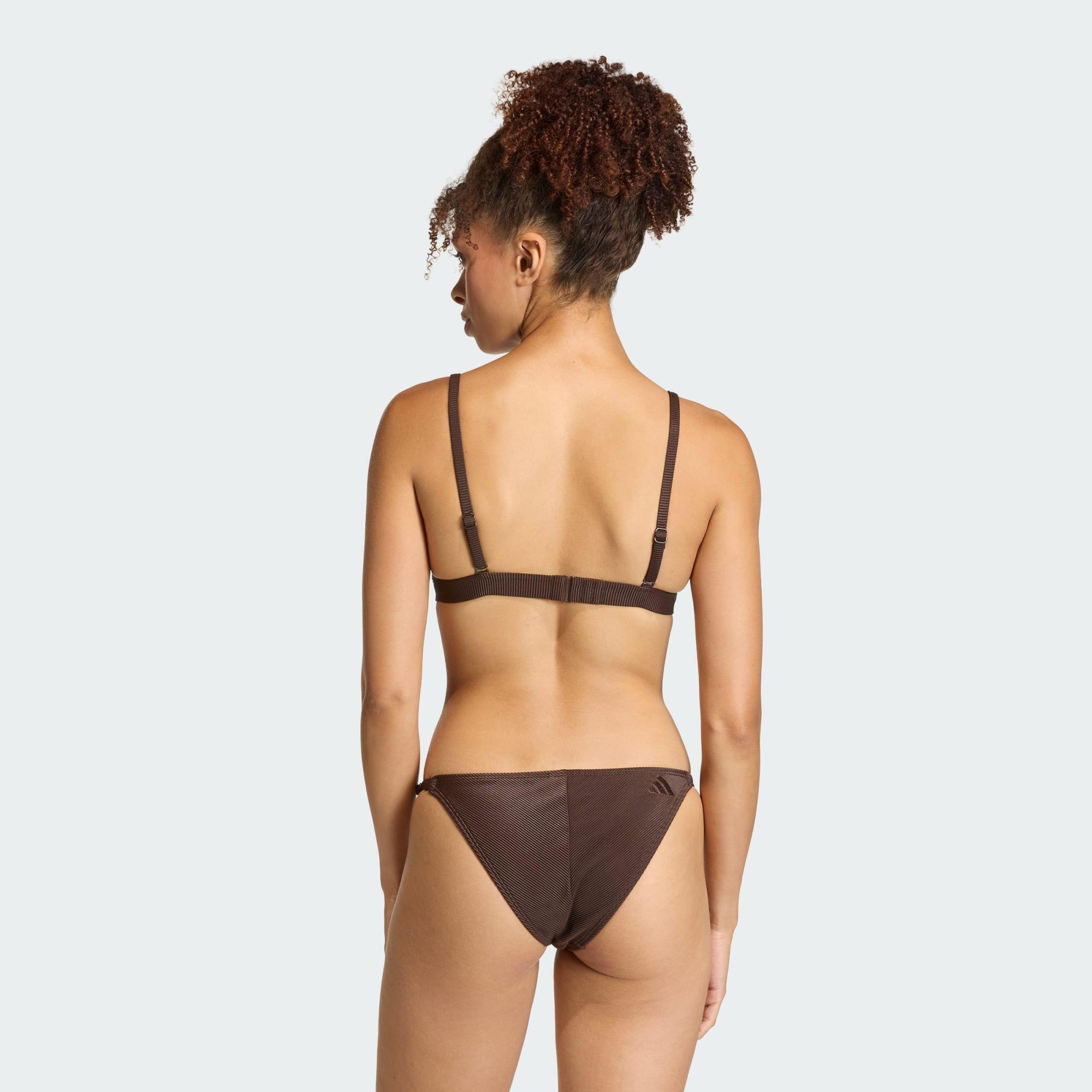 Haut de bikini triangle matelassé côtelé Iconisea 3/5