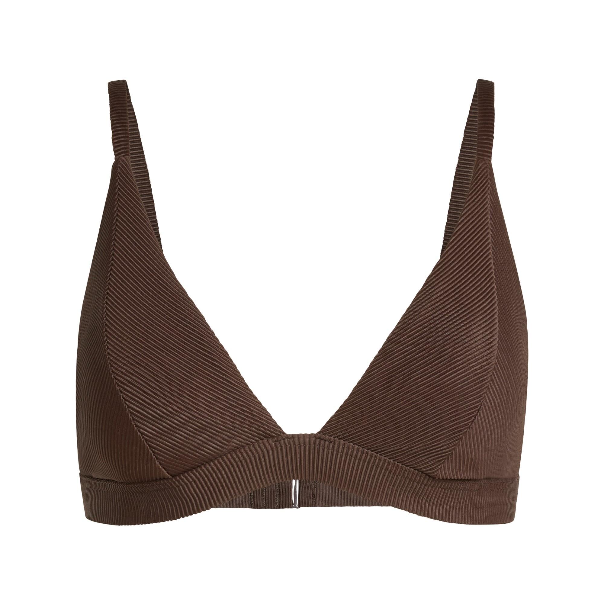 Top bikini a triangolo imbottito a coste Iconisea 2/5