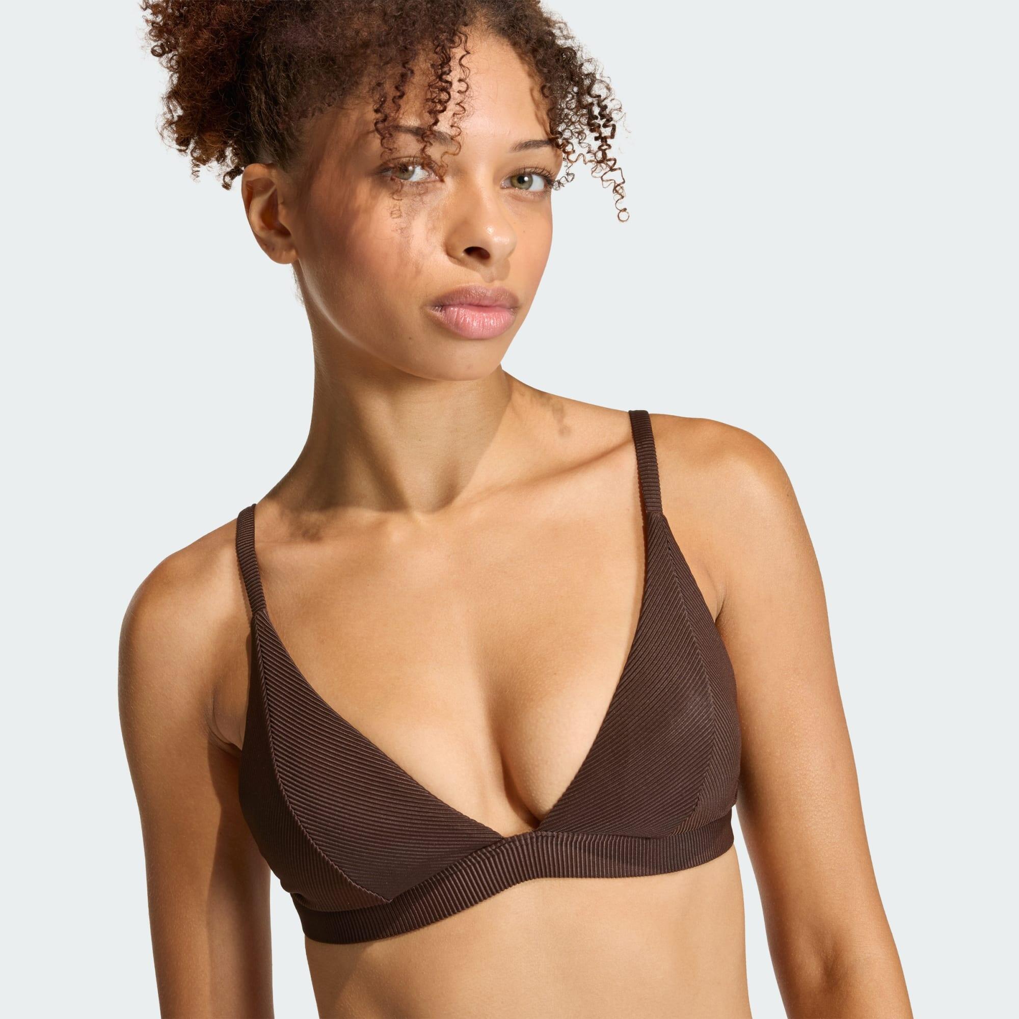 Haut de bikini triangle matelassé côtelé Iconisea 4/5