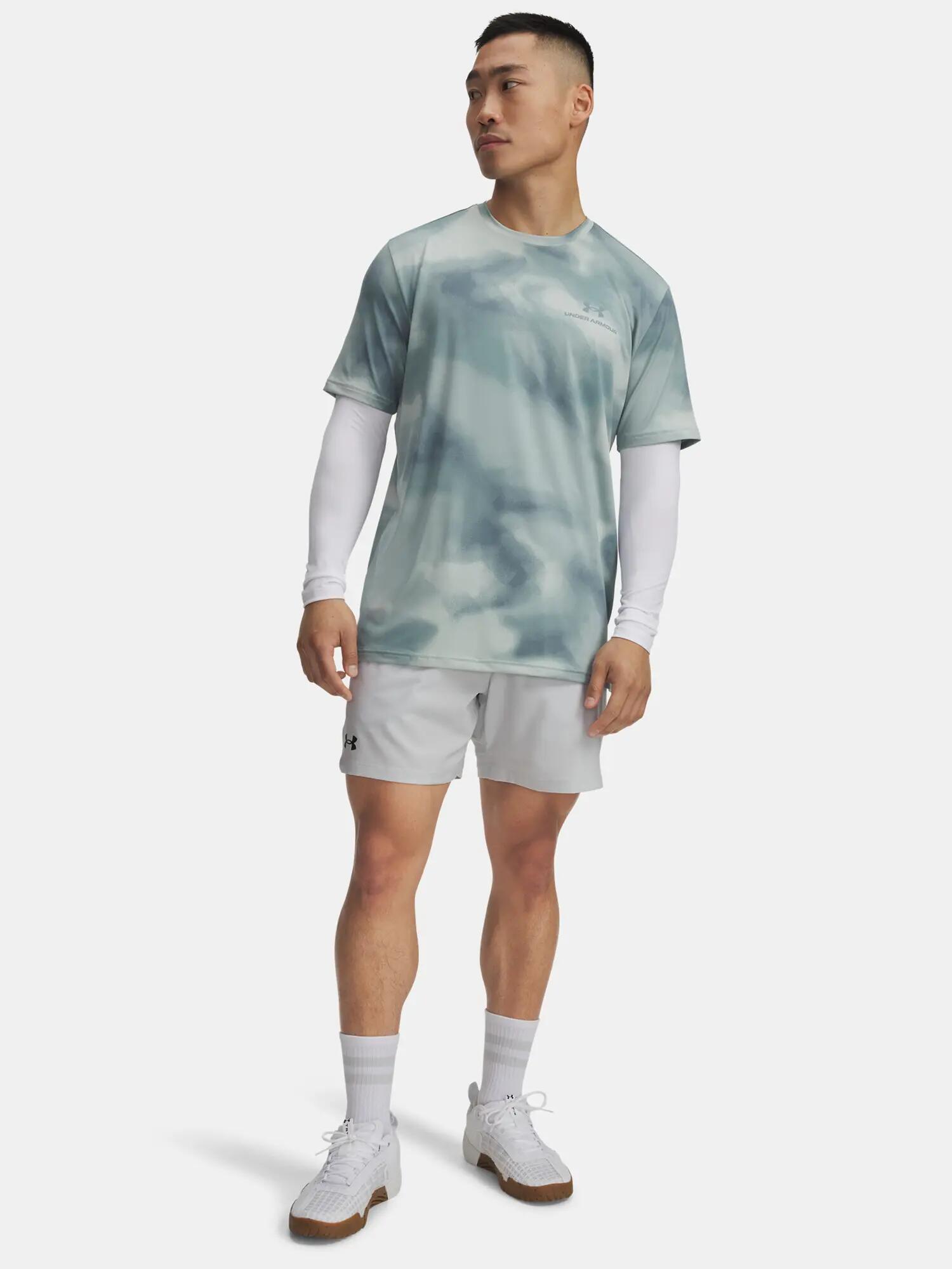 Férfi póló Under Armour Vanish Energy Printed SS-GRN 3/4