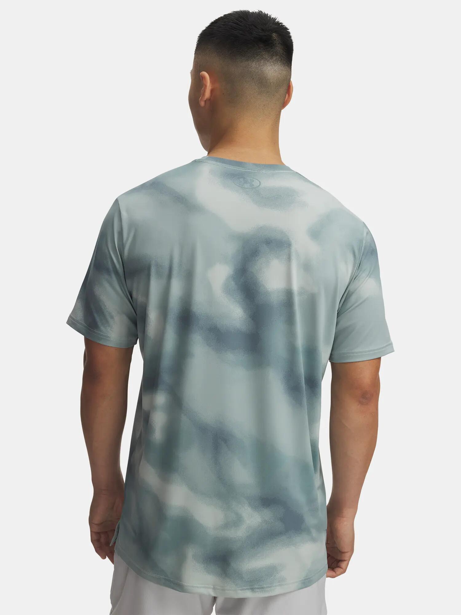 Férfi póló Under Armour Vanish Energy Printed SS-GRN 2/4