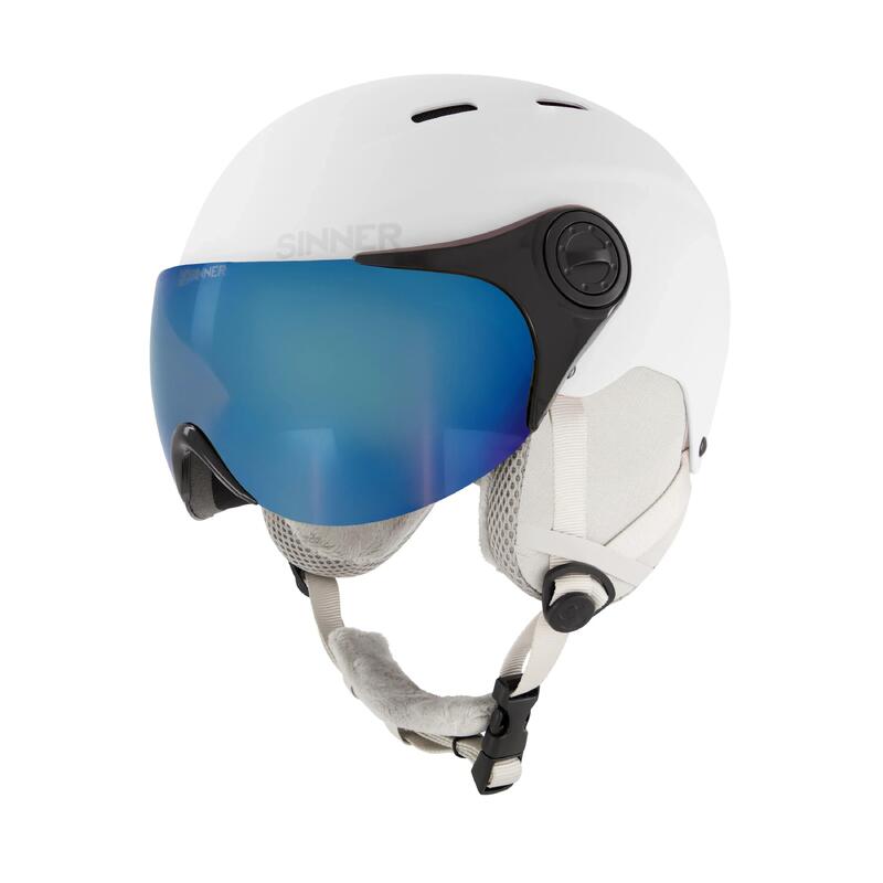 Căsca ski/snowboard SINNER Typhoon Visor, Alb, Unisex