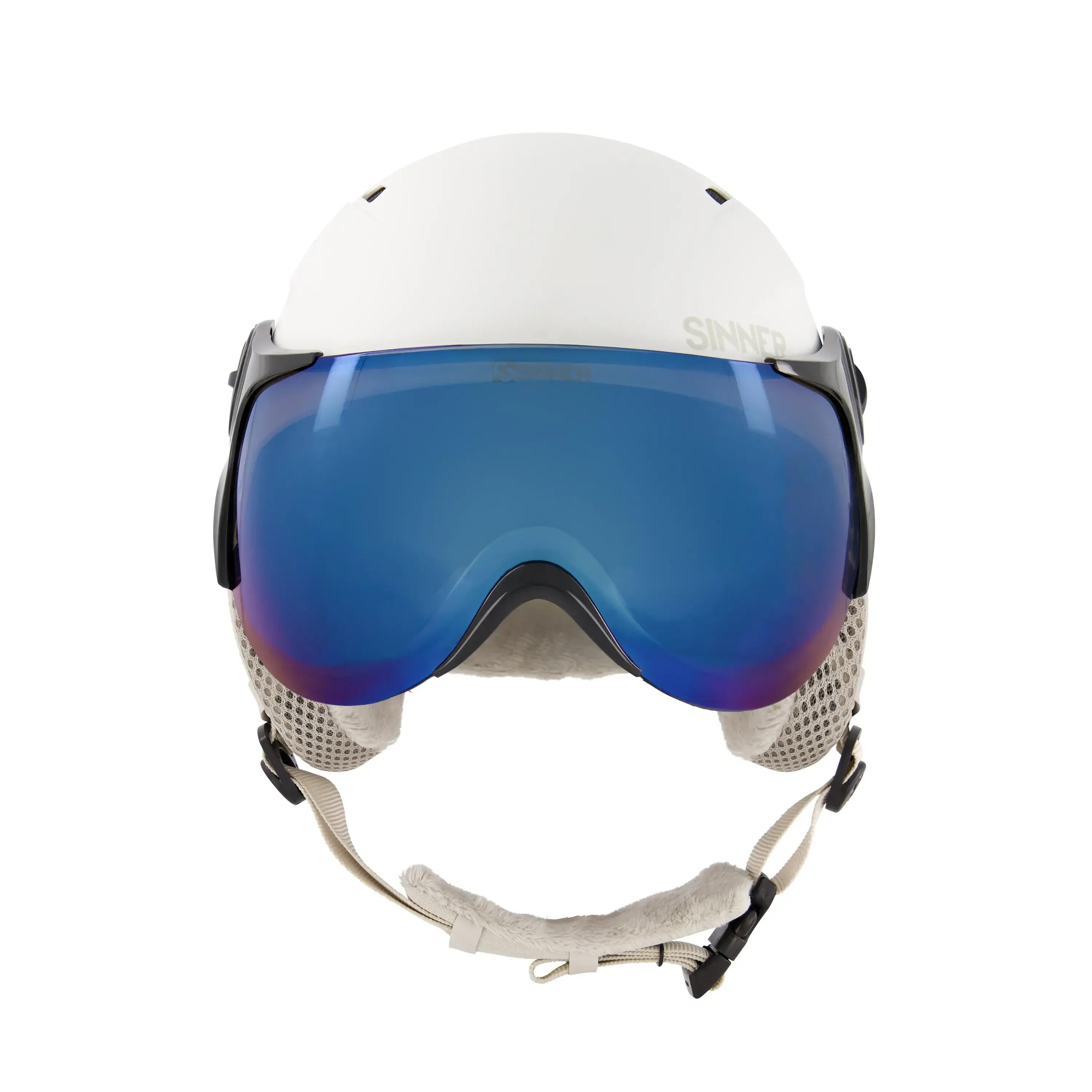 Kask narciarski/snowboardowy SINNER Typhoon Visor, biały, unisex 3/4