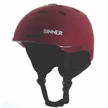 Kask narciarski/snowboardowy SINNER Kaiser, bordowy, unisex