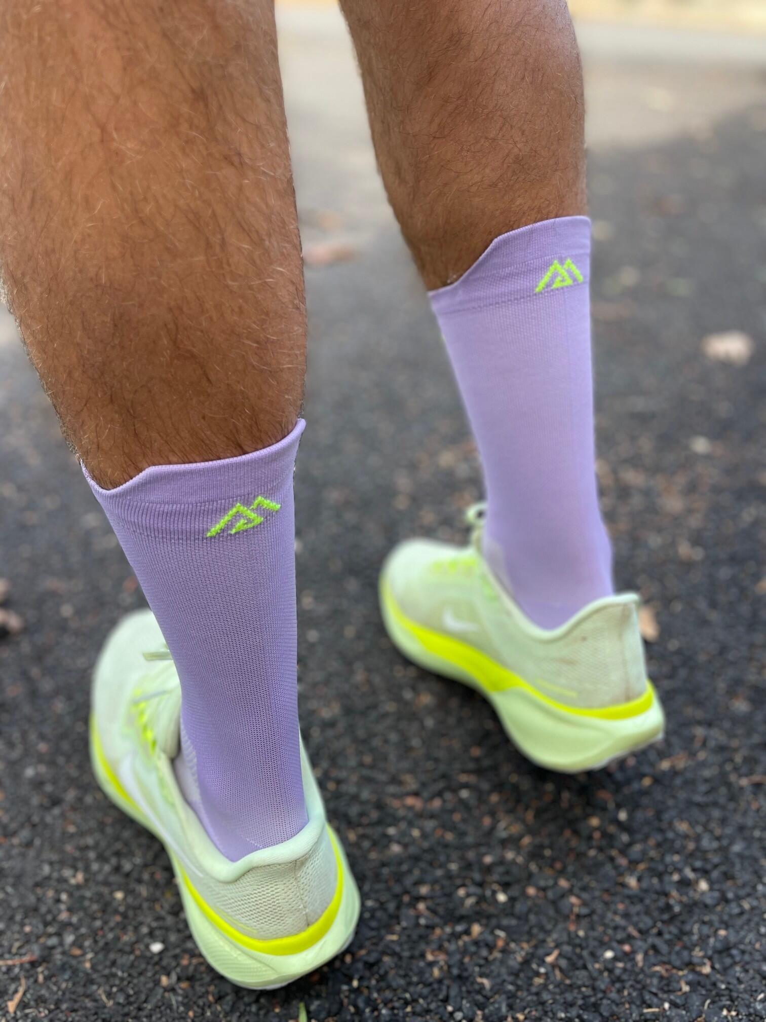 Calze da Corsa Sottili e Traspiranti - Running, Ciclismo, Sport - La violette 2/7